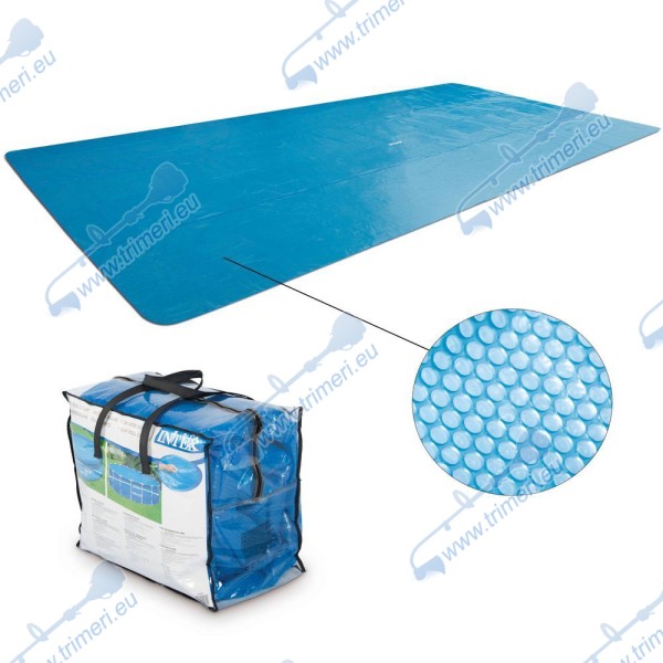 Соларно покривало Intex 29029 размери 488x244см за басейни Easy Set / Frame Pools