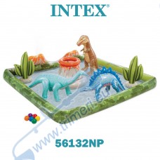 Надуваем детски център за игра INTEX 56132NP Jurassic Adventure, 201x201x36см