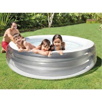 Надуваем басейн INTEX 57192NP Family размери 229x51см.
