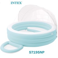 Басейн детски 221x137 см, INTEX 57195NP Swim Centre Canopy Lounge, със сенник