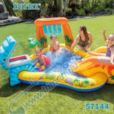 Надуваем детски игрален център, INTEX 57444 Dinosaur Play Center, 249x191x109 см