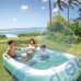 Надуваем басейн INTEX 58497NP Swim Center™ Family Lounge, 264x165x56 см