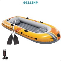 Лодка надуваема 295x137x43 см, INTEX 66313NP Challenger 3, с гребла и ръчна помпа