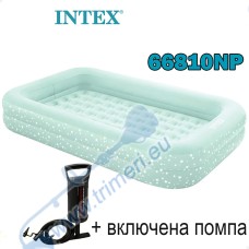Надуваемо детско легло / матрак, 107x168x25см, INTEX 66810NP Kids Travel Bed Set