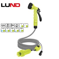 Портативен душ 12 V, 35 - 60 W, 20 л/мин, LUND 82992