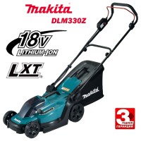 Косачка акумулаторна, колесна, Makita DLM330Z, 18V, Li-ion, 330 мм, 25-75 мм, 30 л.