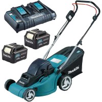 Акумулаторна косачка колесна 36V, 4Ah, 320мм, Makita DLM382PM2