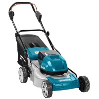 Акумулаторна косачка, колесна, Makita DLM460Z, без батерии и зарядно, 36 V, 460 мм