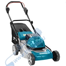 Акумулаторна косачка, колесна, Makita DLM460Z, без батерии и зарядно, 36 V, 460 мм