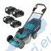 Акумулаторна косачка, колесна, самоходна, Makita DLM462PT4, 18+18V, 4x5Ah, Li-ion, 460мм, 20-100мм, 60л.