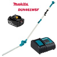 Храсторез телескопичен акумулаторен Makita DUN461WSF, 18V, 1x3Ah, 460 мм нож, 18 мм дебелина на клони, 60-75° наклон