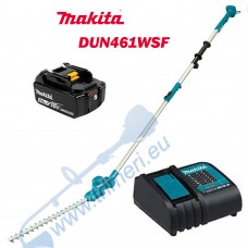 Храсторез телескопичен акумулаторен Makita DUN461WSF, 18V, 1x3Ah, 460 мм нож, 18 мм дебелина на клони, 60-75° наклон