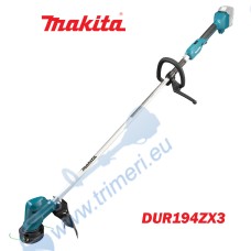 Тример / коса акумулаторна Makita DUR194ZX3, 18V, LXT, 28 см ширина на косене, 2 скорости, D-образна дръжка