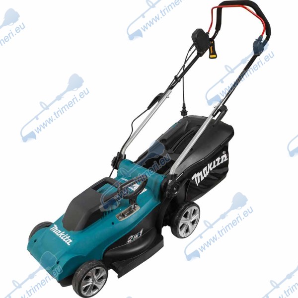 Косачка електрическа колесна, с кош, 1.4 kW, 370 мм, Makita ELM3720