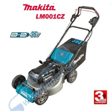 Косачка акумулаторна, самоходна, колесна, Makita LM001CZ, 18+18V, Li-ion, 534мм, 6900 кв.м.