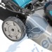 Самоходна акумулаторна косачка, Makita LM001GT201, 40V, 2x5Ah, XGT, 53 см ширина на косене, 20-100 мм височина на косене, 62 л кош