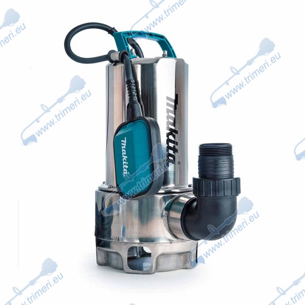 Потопяема дренажна помпа Makita PF1100, 1100W, 9м, 250 л/мин, 1 1/4" с поплавък