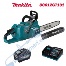 Акумулаторен верижен трион / резачка Makita UC012GT101, 40V, 1x5Ah, XGT, 40 см, безчетков мотор
