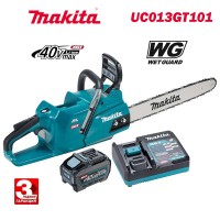 Акумулаторна резачка за дърва / верижен трион Makita UC013GT101, 40V, 1x5Ah, XGT Серия, 45 см, безчетков мотор