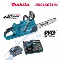 Акумулаторна резачка за дърва / верижен трион Makita UC016GT101, 40V, 1x5Ah, XGT, 40 см, безчеткова