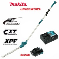 Акумулаторен храсторез Makita UN460WDWA, 10.8V/12V, 1x2Ah, Li-ion, 460 мм + допълнителна батерия BL1021B - 12V, 2Ah