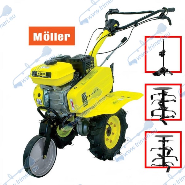 Мотофреза бензинова MOLLER SLMH004M, 7 к.с., 208 куб.см., 1000мм, 4-тактов двигател