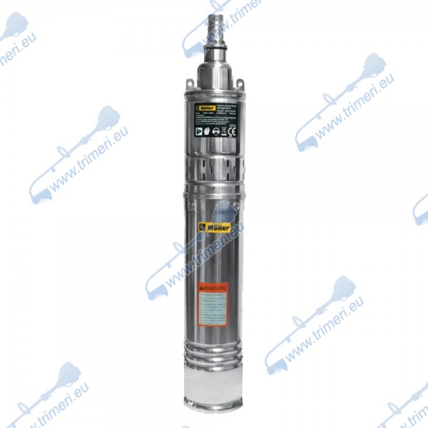 Сондажна помпа за вода MOLLER 500W, 55 м напор, 33 л/мин
