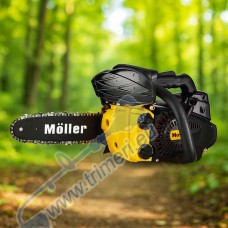 Бензинова мини резачка за дърва 1.2 к.с., 25 см, 3/8", MOLLER 44465