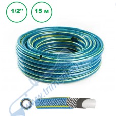 Градински маркуч 4-слоен bluebos plus 4 слоя, 8-24 bar, 1/2 ", 15 м