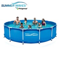 Басейн с мет. конструкция 305x76см, с филтърна помпа, Polygroup P2001030A0EU Summer Waves