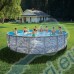 Басейн с мет. конструкция Polygroup Summer Waves Elite Frame, с имитация на сив камък, 488x122см