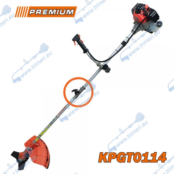 Бензинов тример / Моторна коса RTR PREMIUM KPGT0114, 1.9 HP, 42.7cc, 41 см, с разглобяем прът