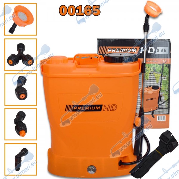 Акумулаторна пръскачка 16 литра, PREMIUM 33278, 12V, 8A, 4 бара