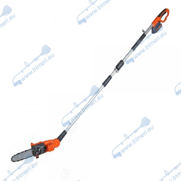 Акумулаторна кастрачка PREMIUM HD 20V / 2Ah, 20 см шина, с телескопичен удължител 270 см