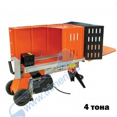 Машина за цепене на дърва, хоризонтална, 1500W, 370 мм, 4 тона натиск, PREMIUM