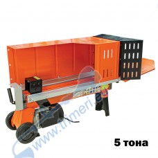 Машина за цепене на дърва, хоризонтална, 1500W, 520 мм, 5 тона натиск, PREMIUM