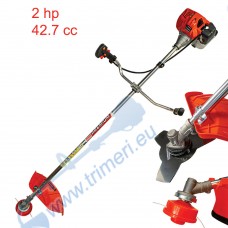 Бензинов тример / Моторна коса PREMIUM, 2 HP, 42.7cc, 25.5 см, с нож и корда