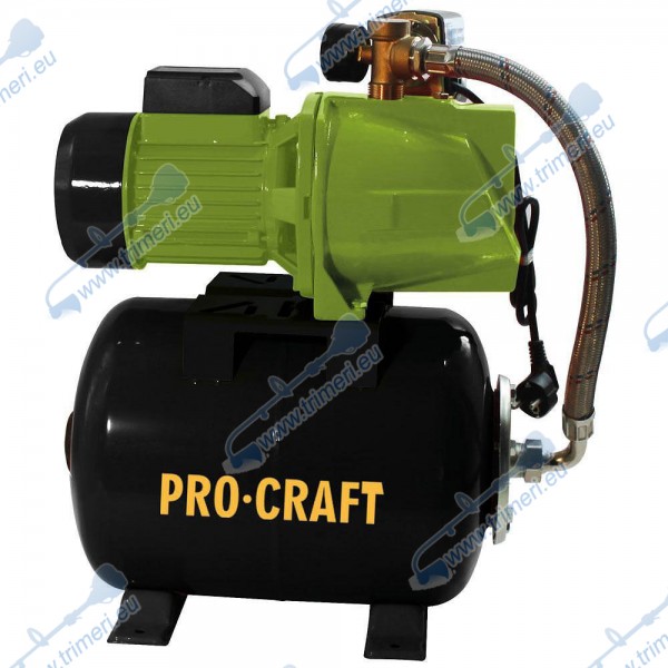 Хидрофор 750 W, 3000 л /час, 24л, PROCRAFT PN25 напор 40м