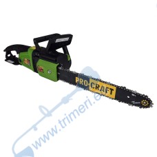 Електрически верижен трион 2000W, 405мм шина, PROCRAFT K2400