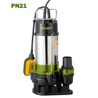 Потопяема помпа за чиста и мръсна вода, PROCRAFT PN21, 750W, 2", 13 м напор