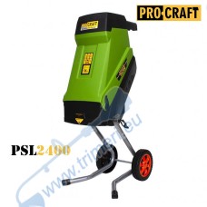Дробилка за клони PROCRAFT PSL2400, 2400W, 35 л., 45 мм