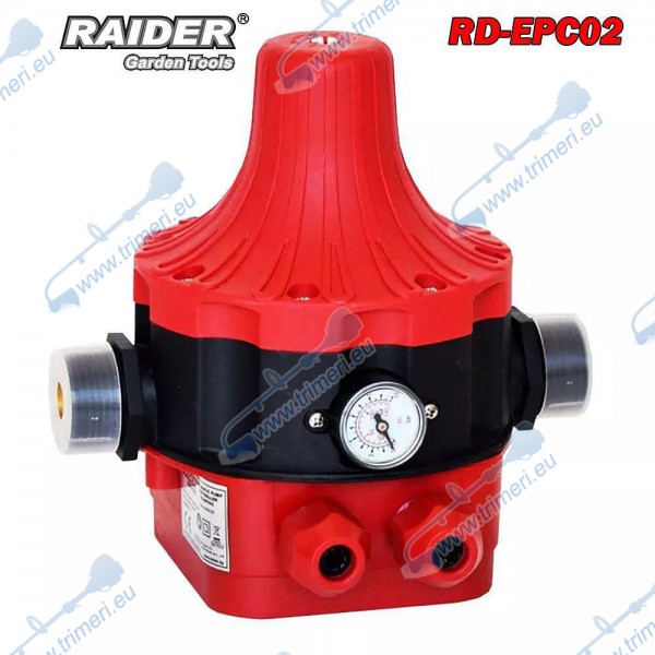 Пресостат за водни помпи, електронен, регулируем, 2200W, 10 bar, RAIDER RD-EPC02