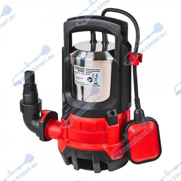 Потопяема помпа за мръсна вода 1",  550W, напор 7 м, RAIDER RD-WP59