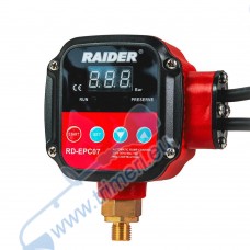 Пресостат за водни помпи, електронен, 2200W, 1/4", 10 bar, RAIDER RD-EPC07