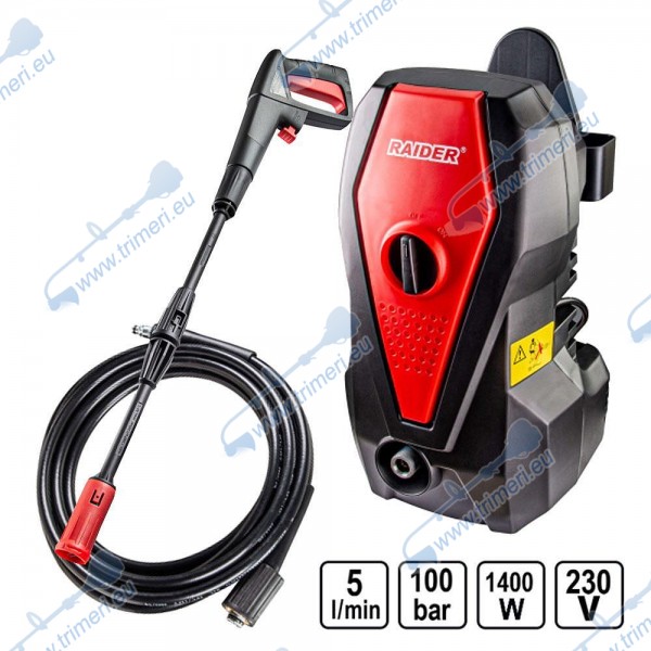 Електрическа водоструйка RAIDER RD-HPC09, 1400W, 100 bar