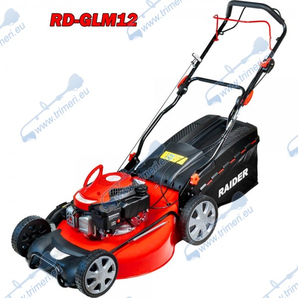 Бензинова самоходна косачка RAIDER RD-GLM12, 5 к.с., 56 см, 30-90 мм, 70 л