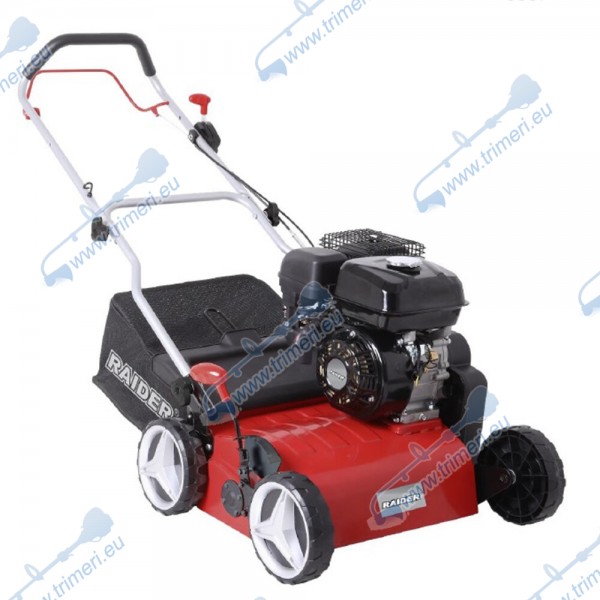 Бензинов аератор / скарификатор 2в1, RAIDER RD-GSC03, 5.5 к.с., 42 см, 45 л кош, с 2 вала