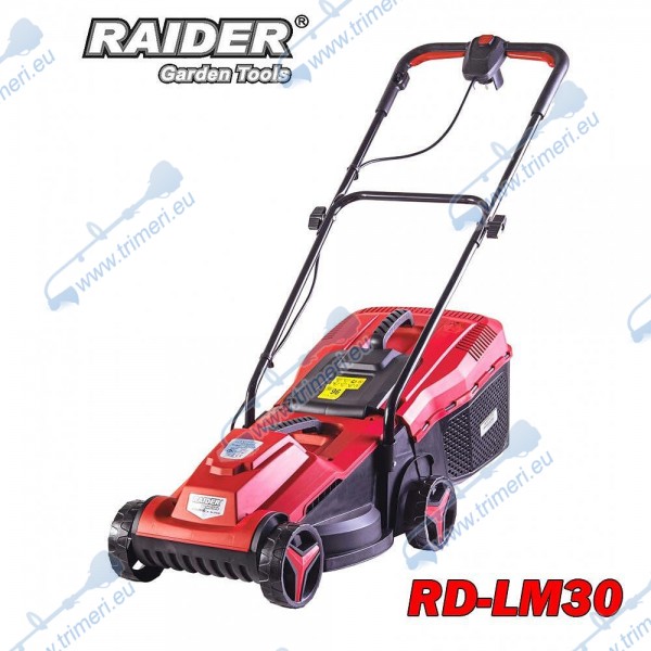 Електрическа косачка RAIDER RD-LM30, 1200W, 32 см, 30 л кош