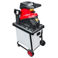 Електрическа дробилка за клони RAIDER RD-ESH03, 2500W, 60 л кош, 45 мм