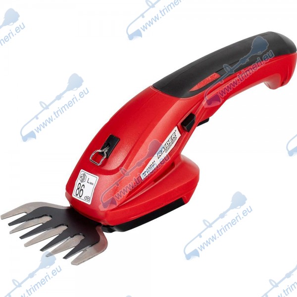 Акумулаторна ножица за трева и храсти RAIDER RD-GSSL04, 7.2V, 1.5Ah, 120 мм нож